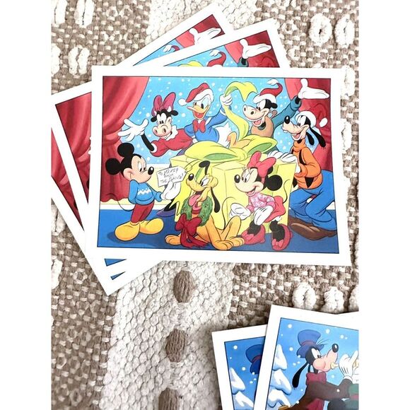 Disney Catalog‎ Christmas Cards 10 Cards And Envelopes Vintage 1996 Original Box - Picture 2 of 8